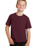 Port & Company PC450Y Youth Fan Favorite Tee in Athletic maroon