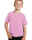 Port & Company PC450Y Youth Fan Favorite Tee in Candy pink