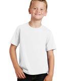 Port & Company PC450Y Youth Fan Favorite Tee in White