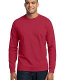 Port & Co PC55LST mpany   Tall Long Sleeve Core Bl Red