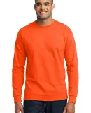 Port & Co PC55LST mpany   Tall Long Sleeve Core Bl Safety Orange