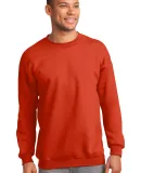 Port & Company PC90T Tall Essential Fleece Crewnec Orange