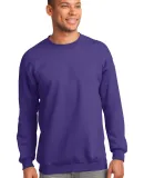 Port & Company PC90T Tall Essential Fleece Crewnec Purple