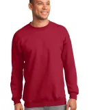 Port & Company PC90T Tall Essential Fleece Crewnec Red