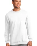 Port & Company PC90T Tall Essential Fleece Crewnec White