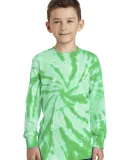 Port & Company PC147YLS Youth Tie-Dye Long Sleeve  Kelly