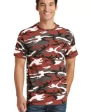 Port & Co PC54C mpany   Core Cotton Camo Tee Red Camo