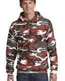 Port & Co PC78HC mpany   Core Fleece Camo Pullover Red Camo