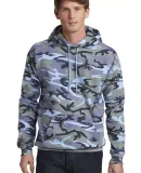 Port & Co PC78HC mpany   Core Fleece Camo Pullover Woodlnd Blu Ca