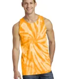 Port & Company PC147TT Tie-Dye Tank Top Gold