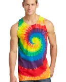 Port & Company PC147TT Tie-Dye Tank Top Rainbow