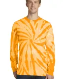 Port & Co PC147LS mpany   Tie-Dye Long Sleeve Tee Gold