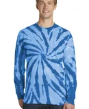 Port & Co PC147LS mpany   Tie-Dye Long Sleeve Tee Royal