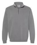 Comfort Colors Quarter Zip 1580 Sweatshirt Grey
