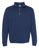 Comfort Colors Quarter Zip 1580 Sweatshirt True Navy