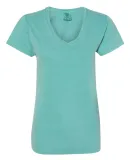 Comfort Colors 3199 Women's V-Neck Tee Seafoam