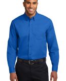 Port Authority TLS608    Tall Long Sleeve Easy Car in Strong blue