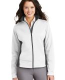 Port Authority L794    Ladies Two-Tone Soft Shell  in White/graphite