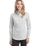 Port Authority L646    Ladies Stretch Poplin Shirt in White