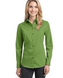 Port Authority L646    Ladies Stretch Poplin Shirt in Wintergreen