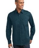 Port Authority S649    Stain-Release Roll Sleeve T in Ultra blue