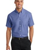 Port Authority S659    Short Sleeve SuperPro   Oxf in Navy