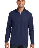 Port Authority K806    Pinpoint Mesh 1/2-Zip in True navy