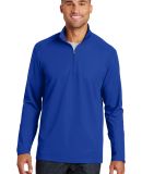 Port Authority K806    Pinpoint Mesh 1/2-Zip in True royal