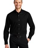 Port Authority TLS600T    Tall Long Sleeve Twill S in Black