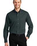 Port Authority TLS600T    Tall Long Sleeve Twill S in Classic navy