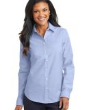 Port Authority L658    Ladies SuperPro   Oxford Sh in Oxford blue