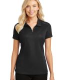 Port Authority L580    Ladies Pinpoint Mesh Zip Po in Black