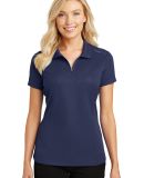 Port Authority L580    Ladies Pinpoint Mesh Zip Po in True navy