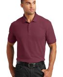 Port Authority K100    Core Classic Pique Polo in Burgundy