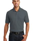 Port Authority K100P    Core Classic Pique Pocket  in Graphite