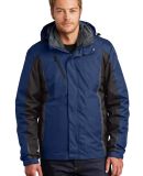 Port Authority J321    Colorblock 3-in-1 Jacket in Ad blu/blk/gry