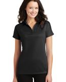 Port Authority L575    Ladies Crossover Raglan Pol in Black