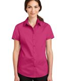 Port Authority L664    Ladies Short Sleeve SuperPr in Pink azalea