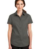 Port Authority L664    Ladies Short Sleeve SuperPr in Sterling grey