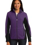 Port Authority L227    Ladies R-Tek   Pro Fleece F in Purp hthr/blk