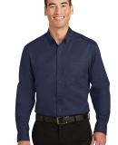 Port Authority S663    SuperPro   Twill Shirt in True navy