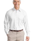 Port Authority TLS638    Tall Non-Iron Twill Shirt in White