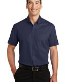 Port Authority S664    Short Sleeve SuperPro   Twi in True navy