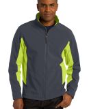 Port Authority TLJ318    Tall Core Colorblock Soft in Bat gry/ch grn