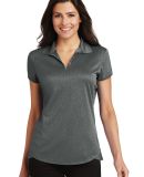 Port Authority L576    Ladies Trace Heather Polo in Charcoal hthr