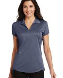 Port Authority L576    Ladies Trace Heather Polo in True navy hthr