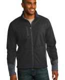 Port Authority J319    Vertical Soft Shell Jacket in Black/mag grey