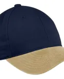 Port Authority C815    Two-Tone Brushed Twill Cap Navy/Khaki
