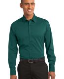 Port Authority S646    Stretch Poplin Shirt in Dark teal