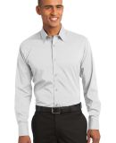 Port Authority S646    Stretch Poplin Shirt in White